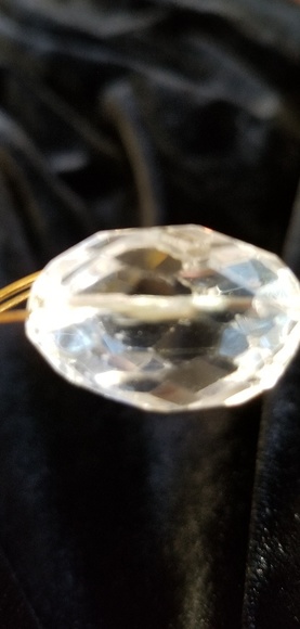 Susan Hanover 2 clear stones bangle bracelets. 2 - Picture 4 of 4